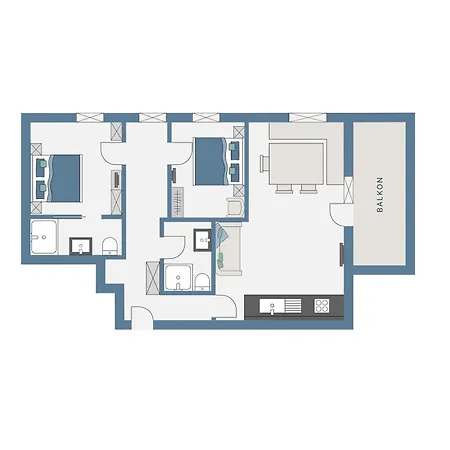 Am Reitecksee Appartamento 4*