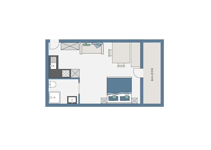 Am Reitecksee アパート